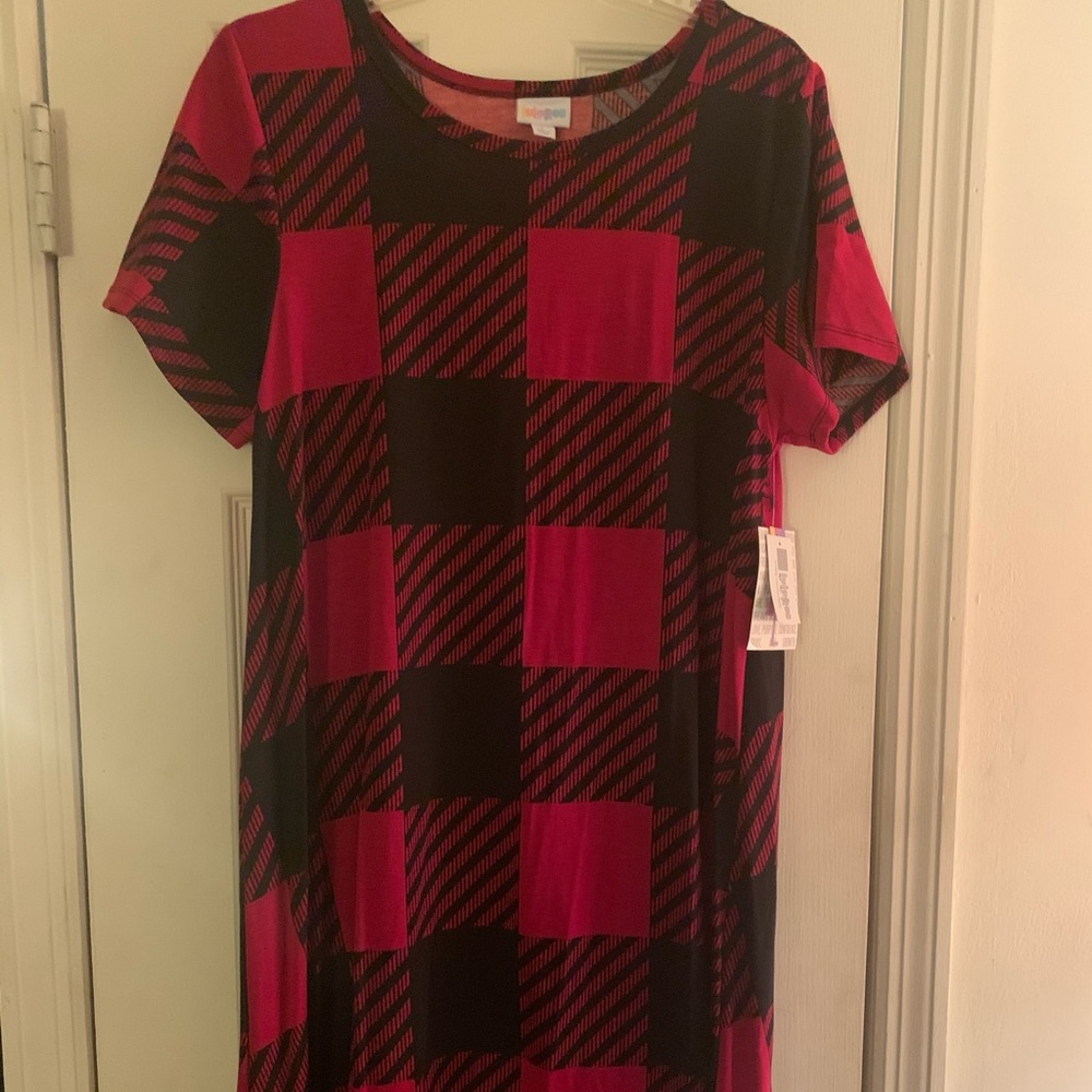Buffalo plaid Carly size large